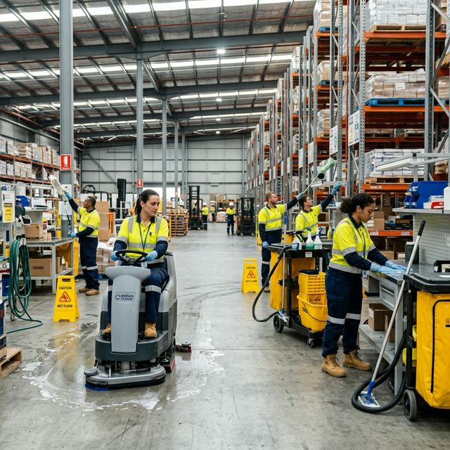 Industrial Cleaning Crew